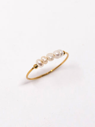 Dainty Pearl Ring - Serei Swim