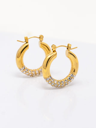 Shimmer Hoop Earrings - Serei Swim
