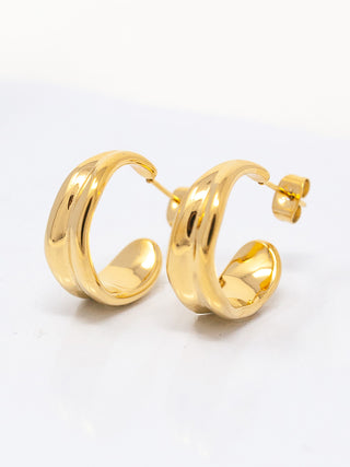 Chic Hoop Earrings - Serei Swim