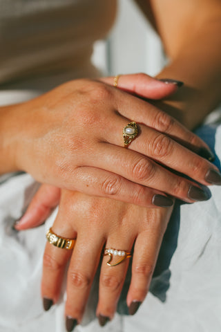 Gold Radiance Ring - Serei Swim