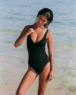 AMARA One-Piece - Textured Black