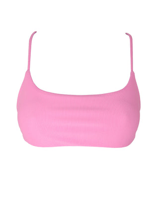 ARUN top - Ribbed Pink - Serei Swim