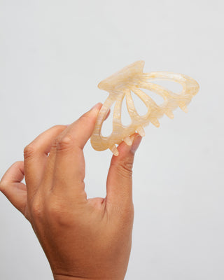 Gold Streak Hair Claw - Serei Swim