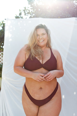 KALIYAN bottoms - Ribbed Plum - Serei Swim