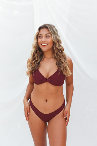 KALIYAN bottoms - Ribbed Plum - Serei Swim