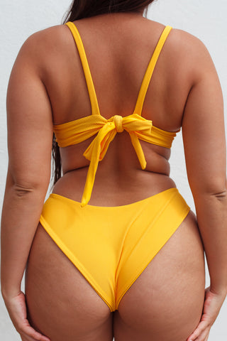 MALY bottoms - Ribbed Yellow