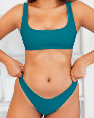 KALIYAN bottoms - Ribbed Teal - Serei Swim