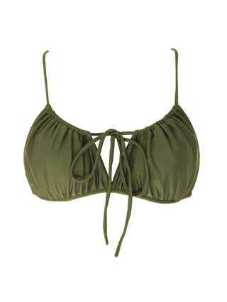 MALY top - Olive - Serei Swim
