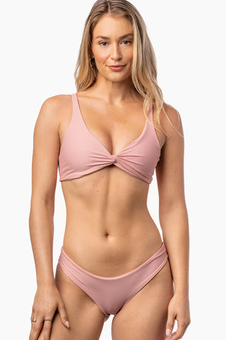 Women's High Cut Cheeky Bikini Bottoms | Pink Cheeky Swimwear 