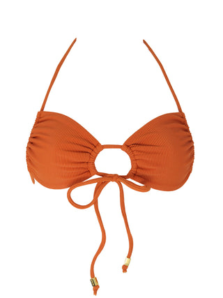 SELENA top - Ribbed Papaya - Serei Swim