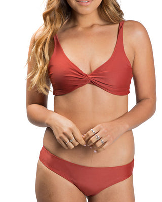 SOVANNA top - Burnt Sienna - Serei Swim