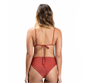 CHAVY top - Burnt Sienna - Serei Swim