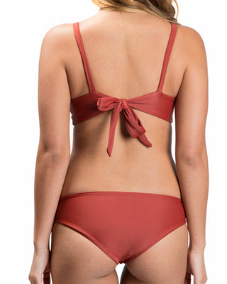 SOVANNA top - Burnt Sienna - Serei Swim