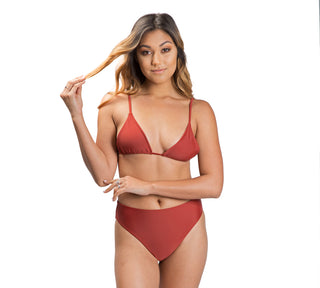 CHAVY top - Burnt Sienna - Serei Swim