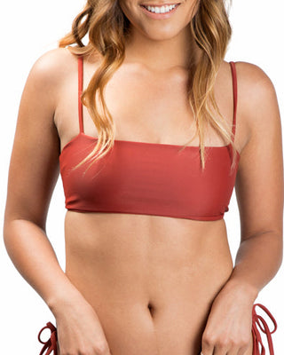 TEVVY top - Burnt Sienna - Serei Swim