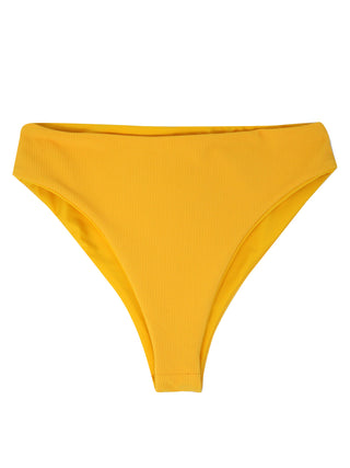 NARY bottoms - Ribbed Yellow
